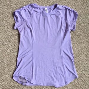 Lilac purple Lulu t-shirt